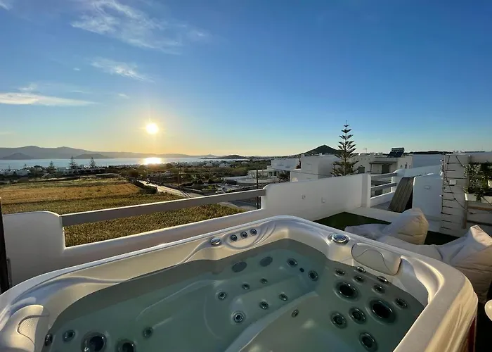 The Nine Graces - Clea, Hot Tub And Sea Views * Agia Anna (Naxos)